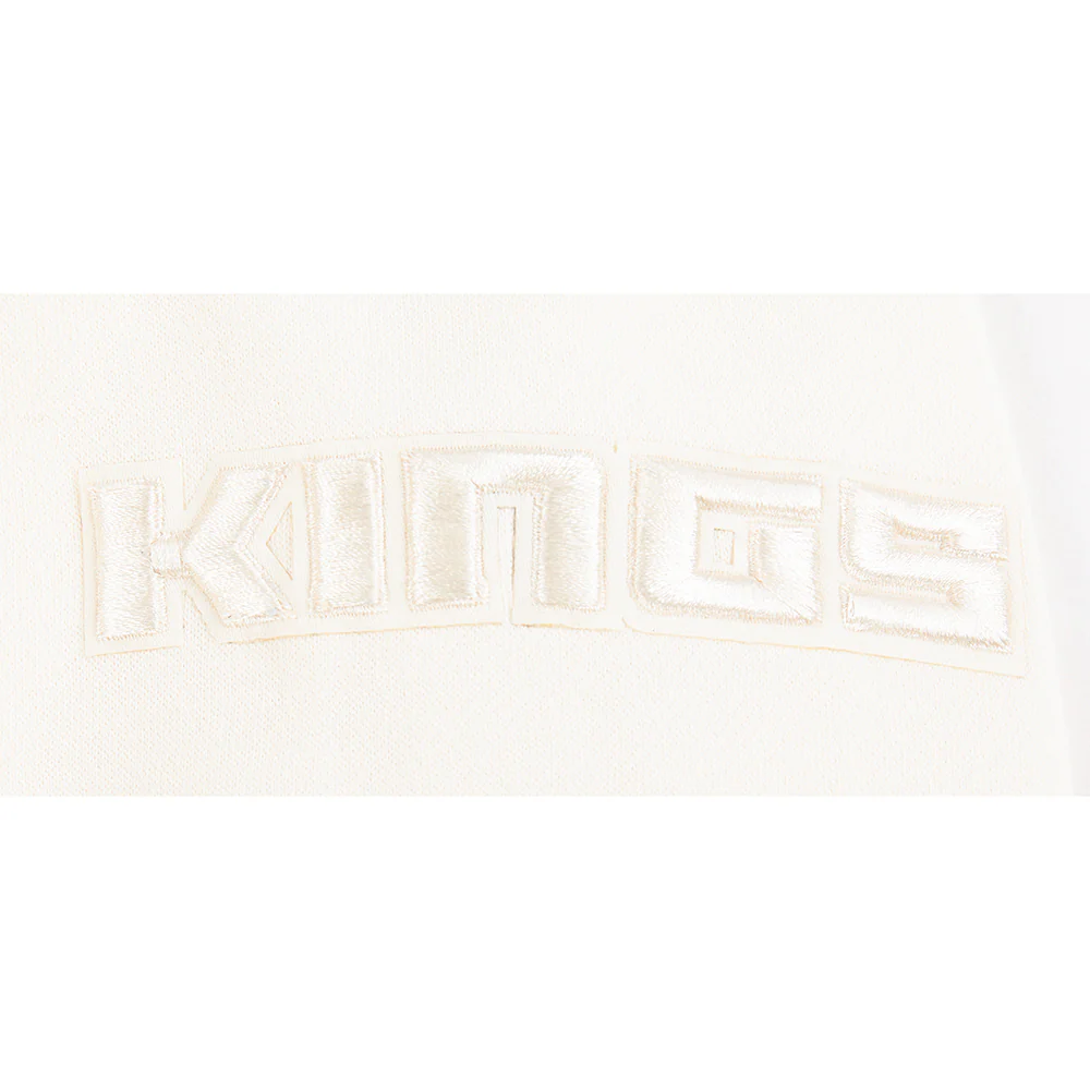 NBA SACRAMENTO KINGS NEUTRAL BIG BOYS FLC PO HOODIE (EGGSHELL) - Image 7