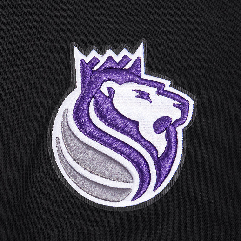 SACRAMENTO KINGS WINGSPAN WOMEN'S FLC CREWNECK (BLACK) - Image 9