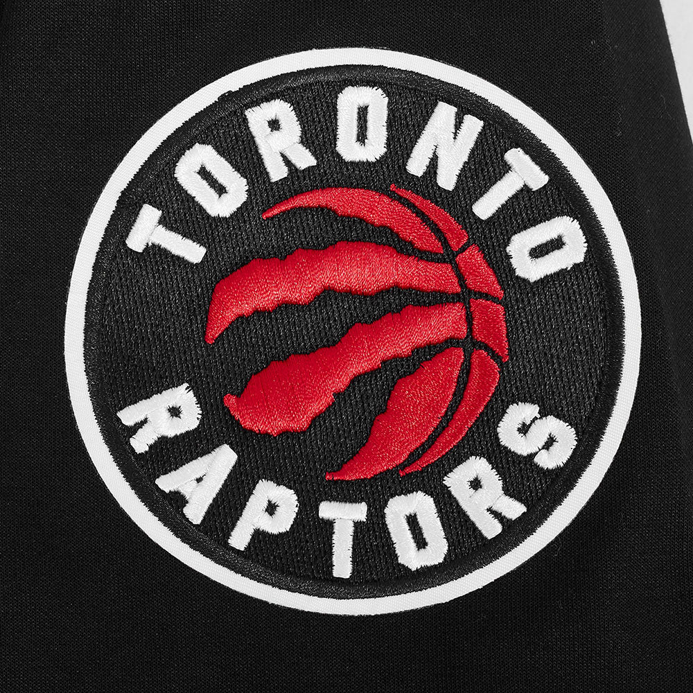 TORONTO RAPTORS CLASSIC MEN'S WARM UP JACKET (BLACK/RED) - Image 8