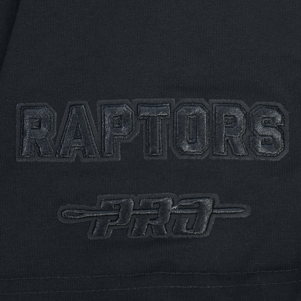 NBA TORONTO RAPTORS BLACKOUT MEN'S CJ DROP SHOULDER TEE (BLACK) - Image 8