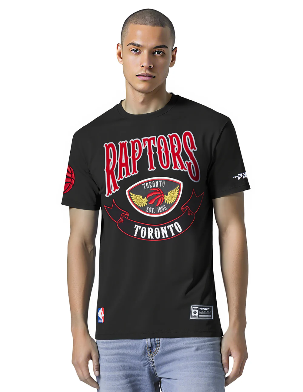 NBA TORONTO RAPTORS BORN FOR SPORT MEN'S SJ TEE (BLACK)