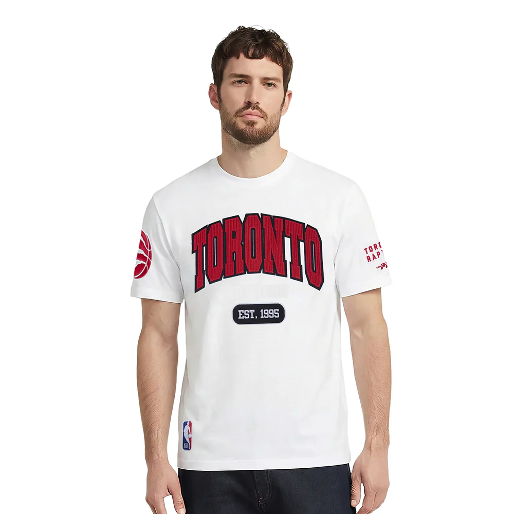 NBA TORONTO RAPTORS CITY ARCH MEN'S SJ TEE (WHITE)