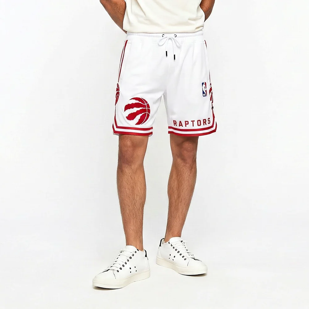 NBA TORONTO RAPTORS CLASSIC CHENILLE MEN'S DK SHORT (WHITE/RED) - Image 2