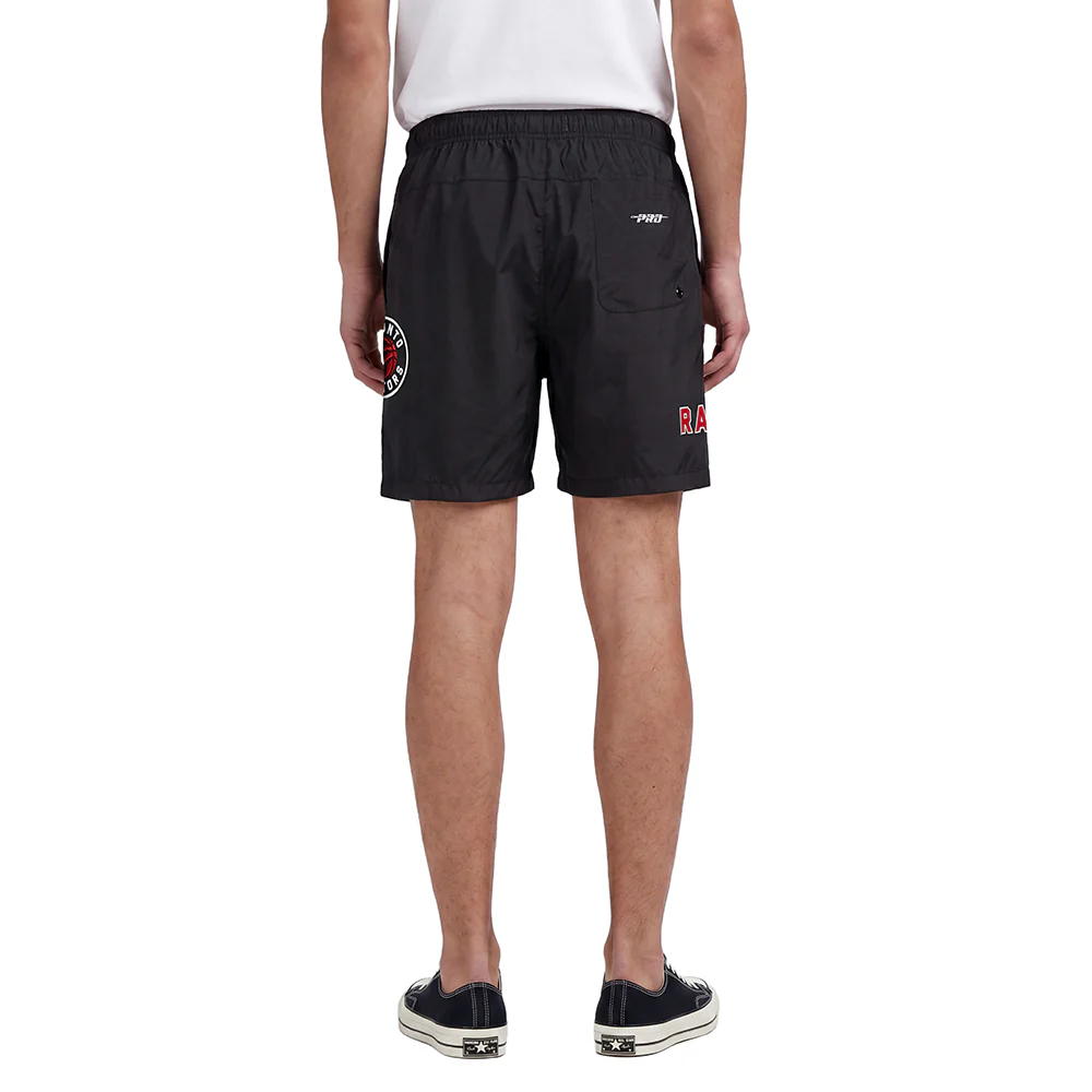 NBA TORONTO RAPTORS CLASSIC WOVEN MEN'S SHORT (BLACK) - Image 2