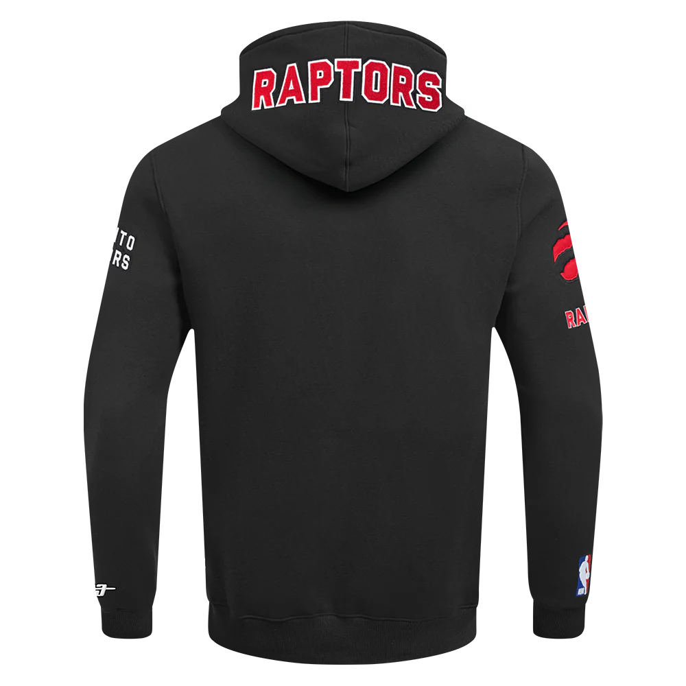 NBA TORONTO RAPTORS SCOTTIE BARNES #4 CLASSIC PNN MEN'S DK PO HOODIE (BLACK) - Image 3