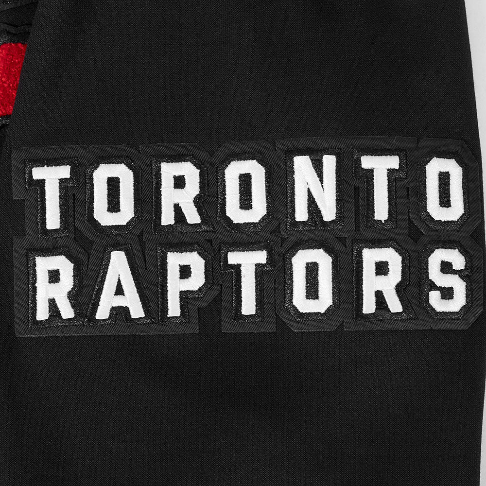 NBA TORONTO RAPTORS CLASSIC CHENILLE MEN'S FULL ZIP HOODIE (BLACK) - Image 5