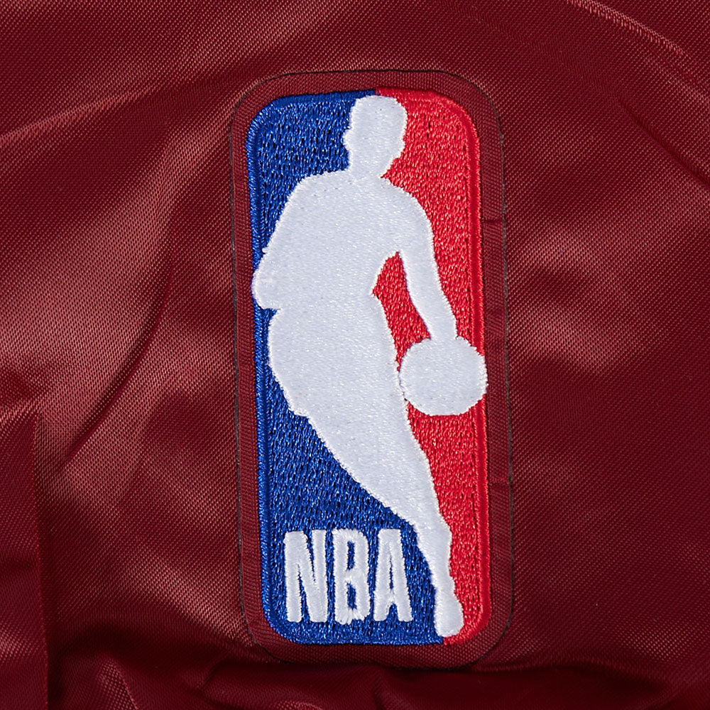 NBA TORONTO RAPTORS MODERN ORIGINALS MEN'S SATIN JACKET (CARDINAL RED) - Image 10