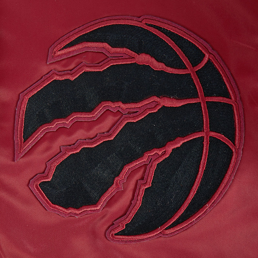 NBA TORONTO RAPTORS MODERN ORIGINALS MEN'S SATIN JACKET (CARDINAL RED) - Image 8