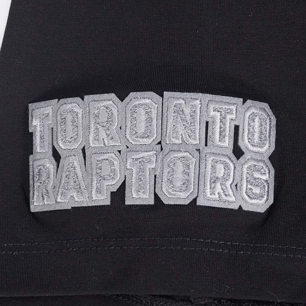 NBA TORONTO RAPTORS REVERSE FRENCH TERRY WOMEN'S SJ BOXY TEE (BLACK) - Image 6