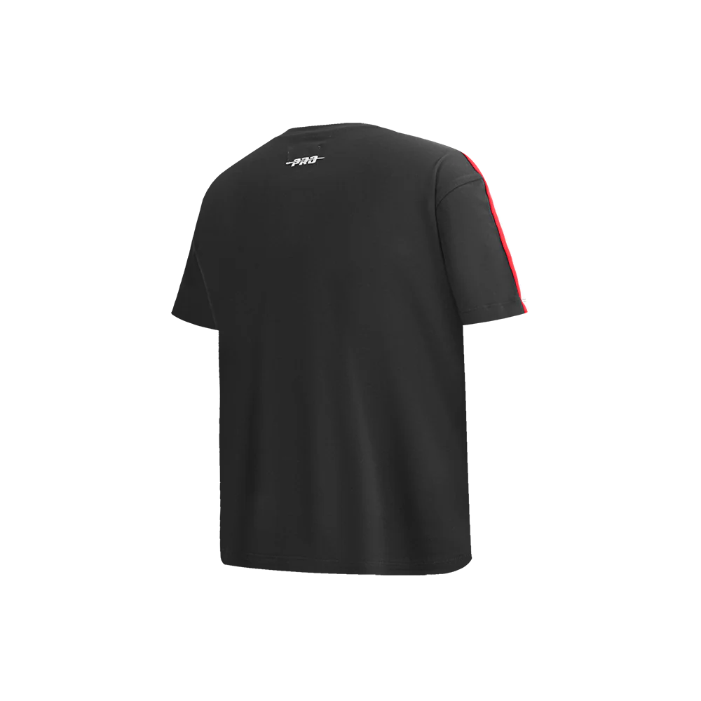 NBA TORONTO RAPTORS RETRO CLASSIC LITTLE BOYS SHORT SLEEVE TAPING TEE (BLACK/RED) - Image 4