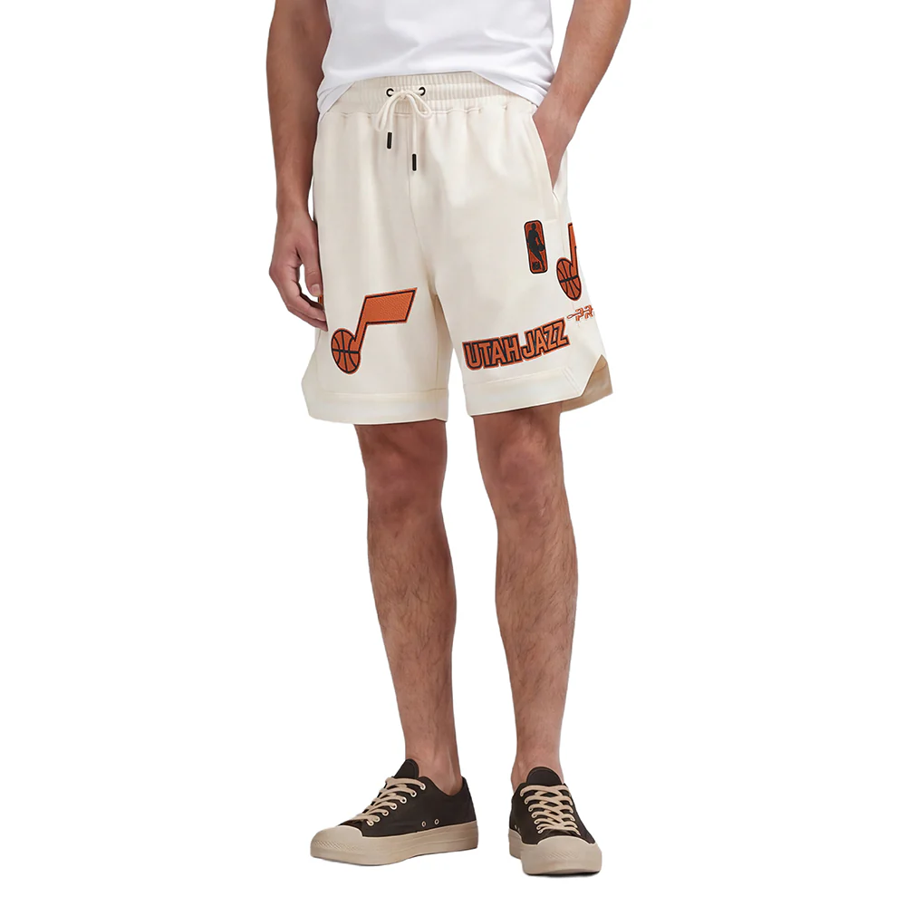 NBA UTAH JAZZ NBA TONAL MEN'S DK SHORT (EGGSHELL)