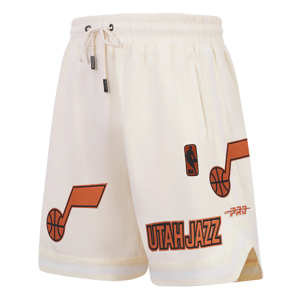 NBA UTAH JAZZ NBA TONAL MEN'S DK SHORT (EGGSHELL) - Image 4