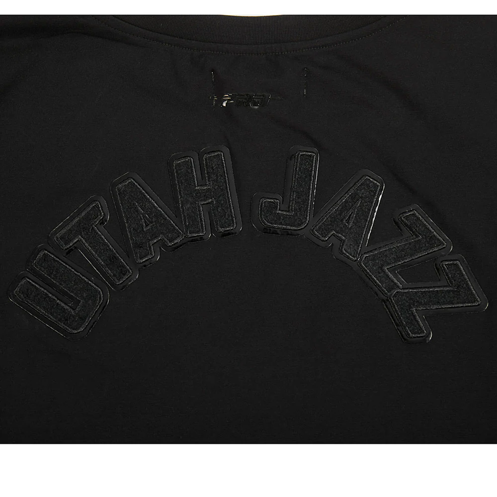 NBA UTAH JAZZ TRIPLE BLACK WOMEN'S SJ BOXY TEE (TRIPLE BLACK) - Image 6