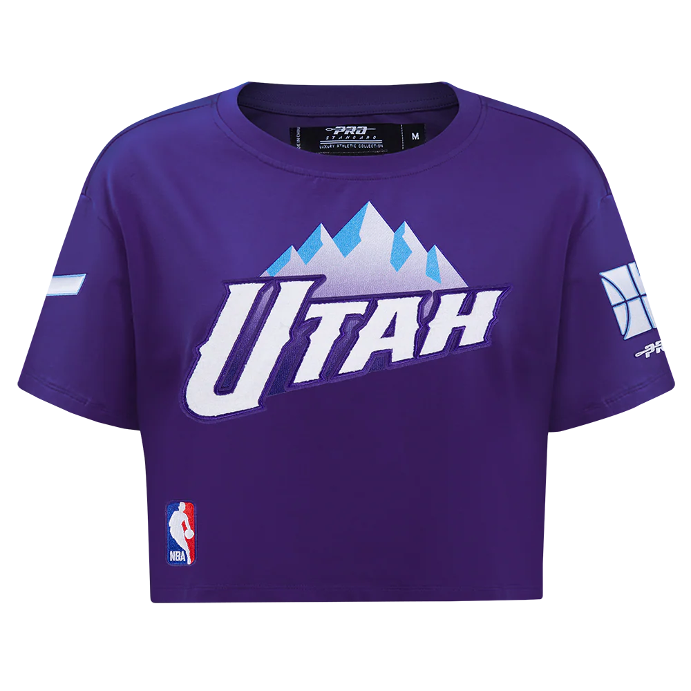 NBA UTAH JAZZ CITY EDITION 24-25 WOMEN'S SJ BOXY TEE (PURPLE)