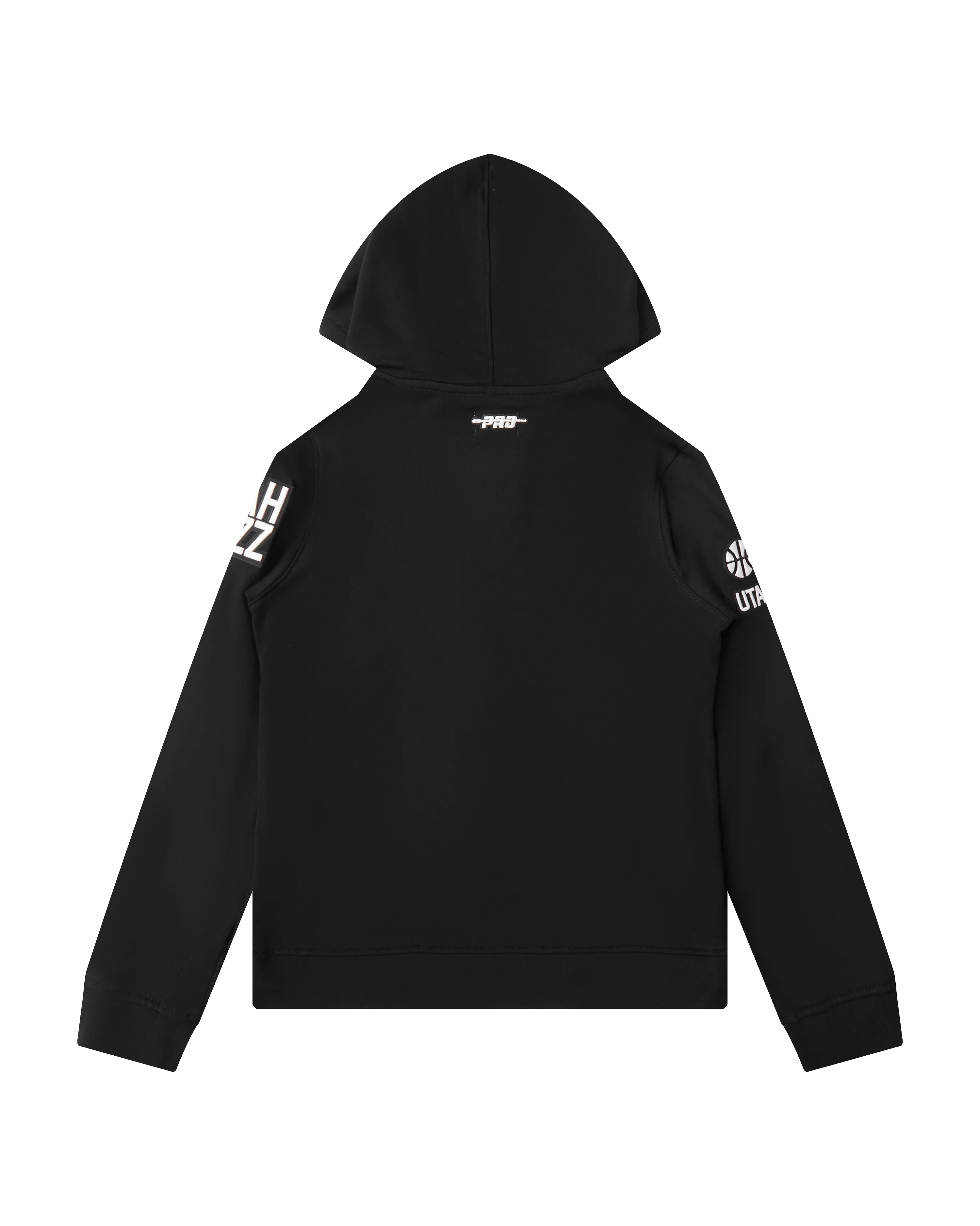 NBA UTAH JAZZ CLASSIC BIG BOYS FLEECE PULLOVER HOODIE (BLACK) - Image 2