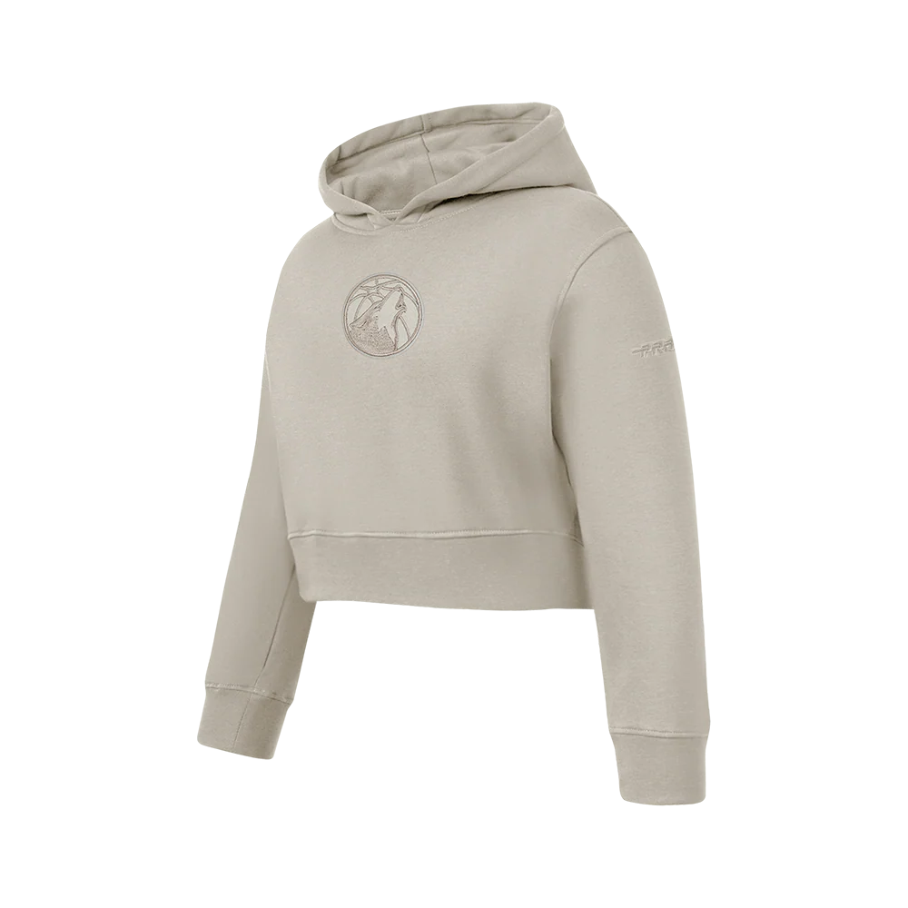 NBA UTAH JAZZ NEUTRAL BIG GIRLS FLC PO HOODIE (TAUPE) - Image 2