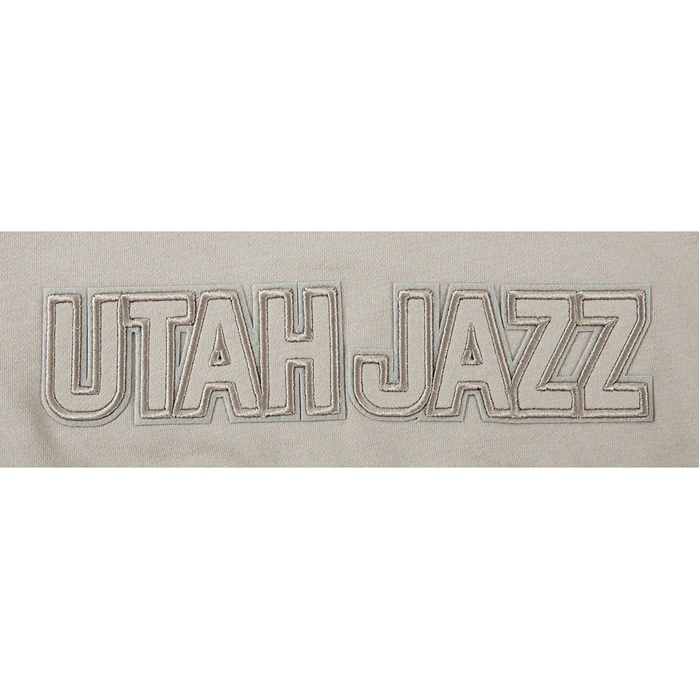 NBA UTAH JAZZ NEUTRAL BIG GIRLS FLC PO HOODIE (TAUPE) - Image 6