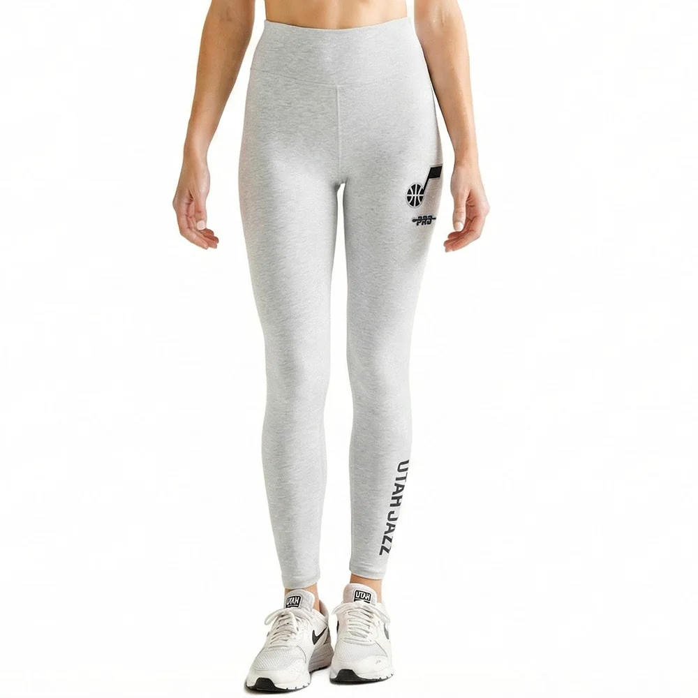 NBA UTAH JAZZ CLASSIC BIG GIRL'S LEGGING (HEATHER GREY)