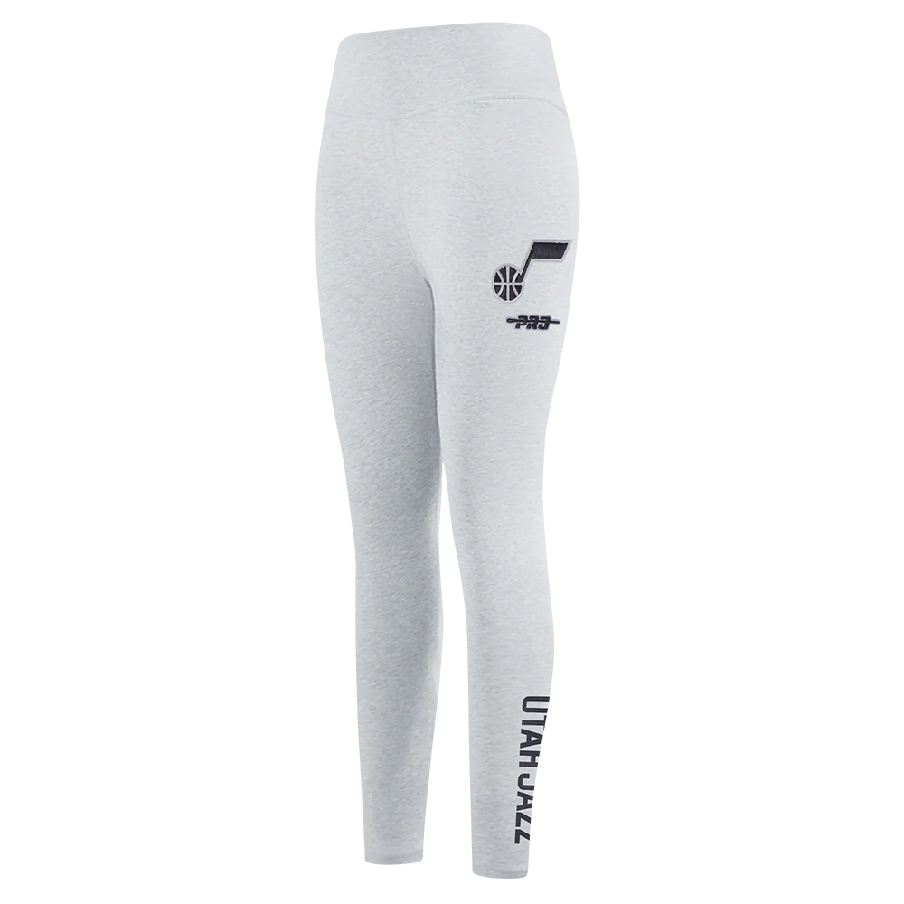 NBA UTAH JAZZ CLASSIC BIG GIRL'S LEGGING (HEATHER GREY) - Image 4