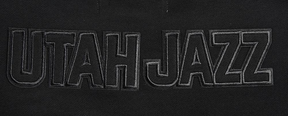 NBA UTAH JAZZ NEUTRAL FLEECE CREWNECK (BLACK) - Image 5