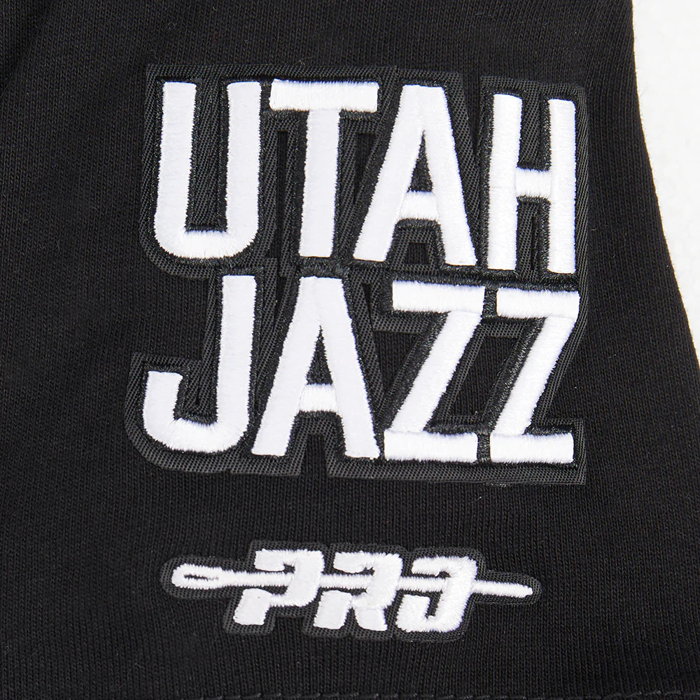 NBA UTAH JAZZ CLASSIC TODDLER GIRLS SHORT SLEEVE BOXY TEE (BLACK) - Image 6