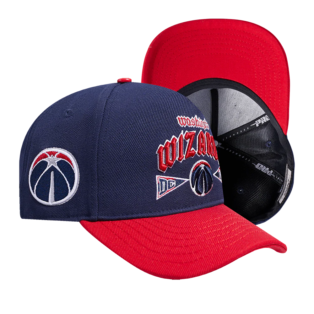 NBA WASHINGTON WIZARDS CITY TOUR CURVED SNAPBACK HAT (MIDNIGHT NAVY) - Image 7