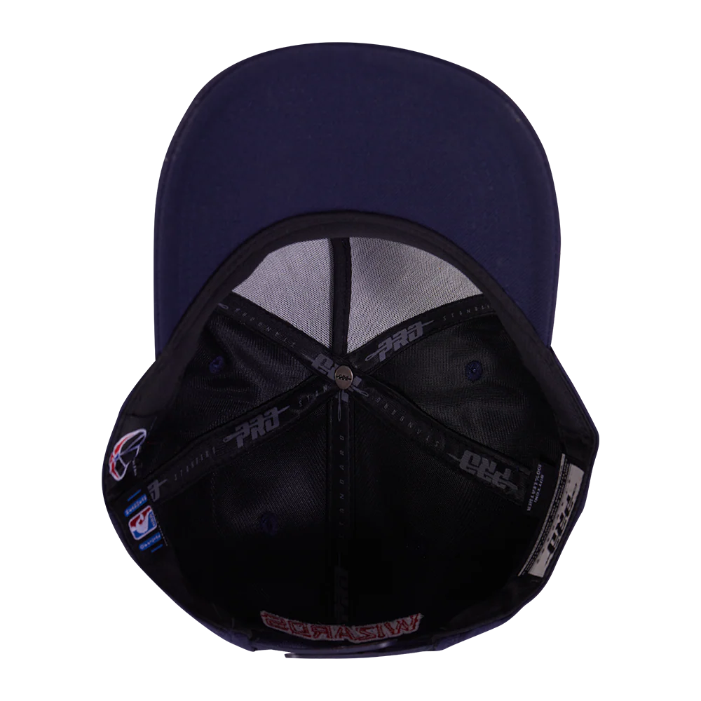 NBA WASHINGTON WIZARDS CITY SIGNATURE MEN'S PINCH FRONT SNAPBACK HAT (MIDNIGHT NAVY) - Image 8