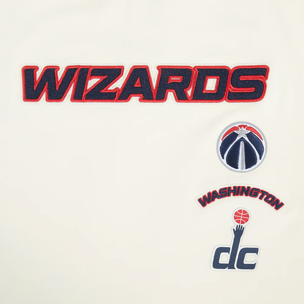 NBA WASHINGTON WIZARDS RETRO CLASSIC WOMEN'S BOXY TEE (EGGSHELL) - Image 5