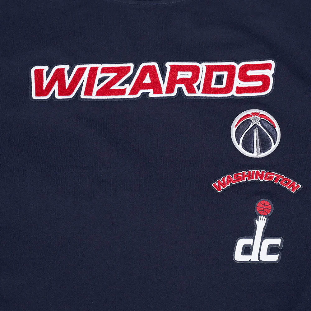 NBA WASHINGTON WIZARDS RETRO CLASSIC WOMEN'S BOXY TEE (MIDNIGHT NAVY) - Image 7