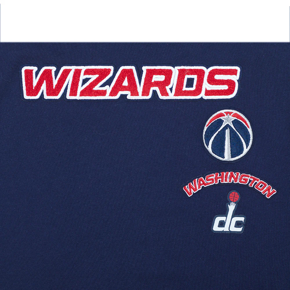 NBA WASHINGTON WIZARDS RETRO CLASSIC LITTLE GIRLS SHORT SLEEVE BOXY TEE (MIDNIGHT NAVY) - Image 5