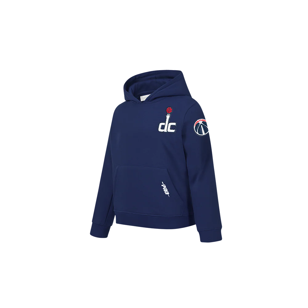 NBA WASHINGTON WIZARDS CLASSIC TODDLER BOYS FLEECE PULLOVER HOODIE (MIDNIGHT NAVY) - Image 2