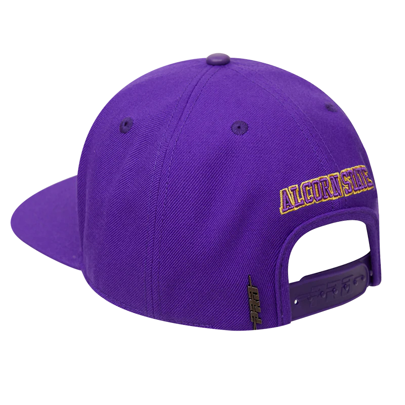 ALCORN STATE UNIVERSITY CLASSIC UNISEX WOOL SNAPBACK HAT (PURPLE) - Image 3
