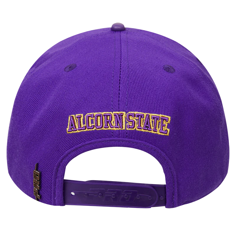 ALCORN STATE UNIVERSITY CLASSIC UNISEX WOOL SNAPBACK HAT (PURPLE) - Image 4