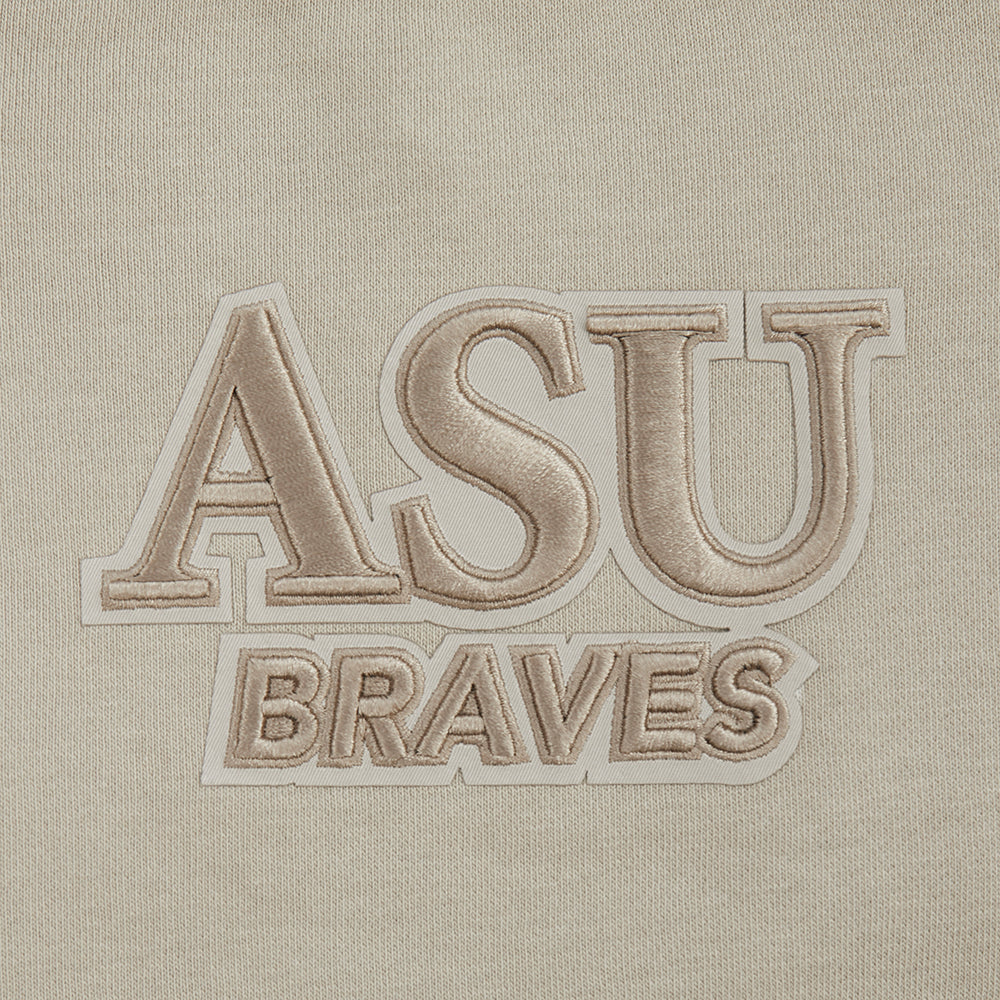 COLLEGE ALCORN STATE UNIVERSITY WINGSPAN WOMEN'S FLC CREWNECK (TAUPE) - Image 11