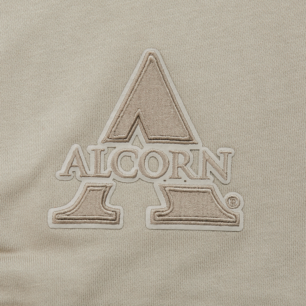 COLLEGE ALCORN STATE UNIVERSITY WINGSPAN WOMEN'S FLC CREWNECK (TAUPE) - Image 9