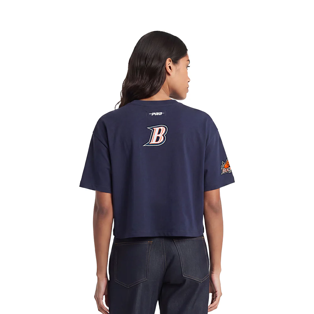 COLLEGE BUCKNELL UNIVERSITY CLASSIC WOMEN'S SJ BOXY TEE (MIDNIGHT NAVY) - Image 2