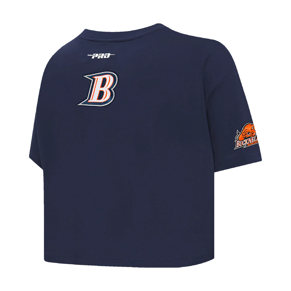 COLLEGE BUCKNELL UNIVERSITY CLASSIC WOMEN'S SJ BOXY TEE (MIDNIGHT NAVY) - Image 6