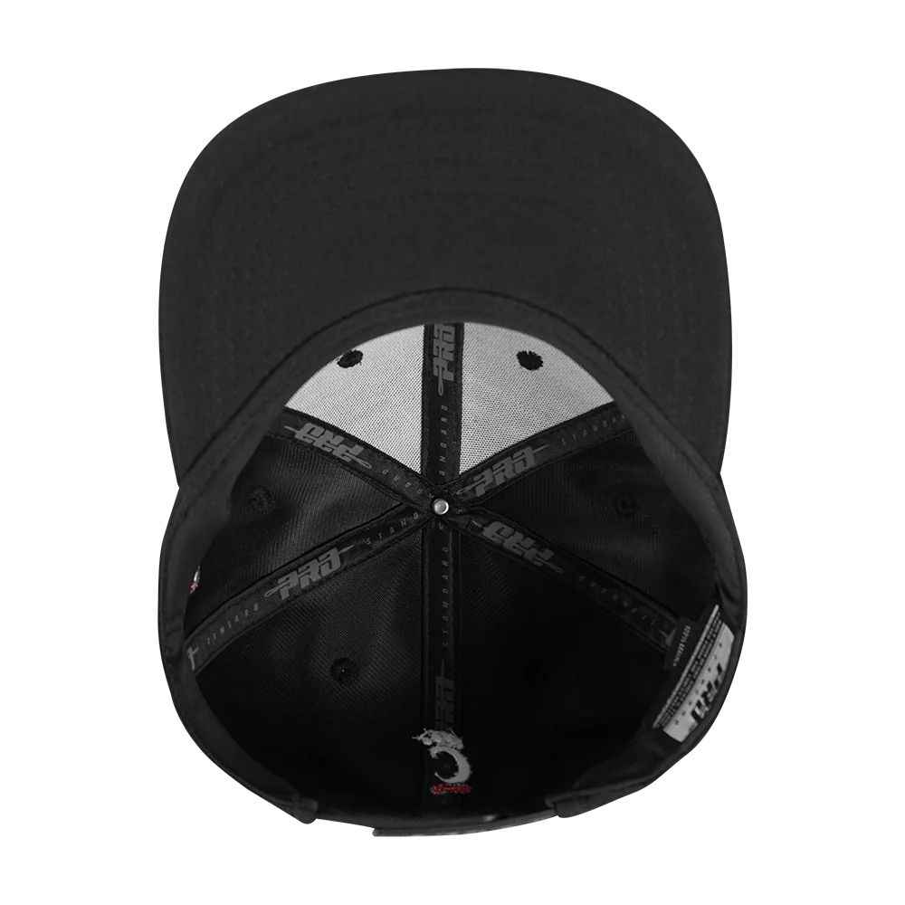 UNIVERSITY OF CINCINNATI CLASSIC UNISEX STACKED LOGO WOOL SNAPBACK (BLACK) - Image 6
