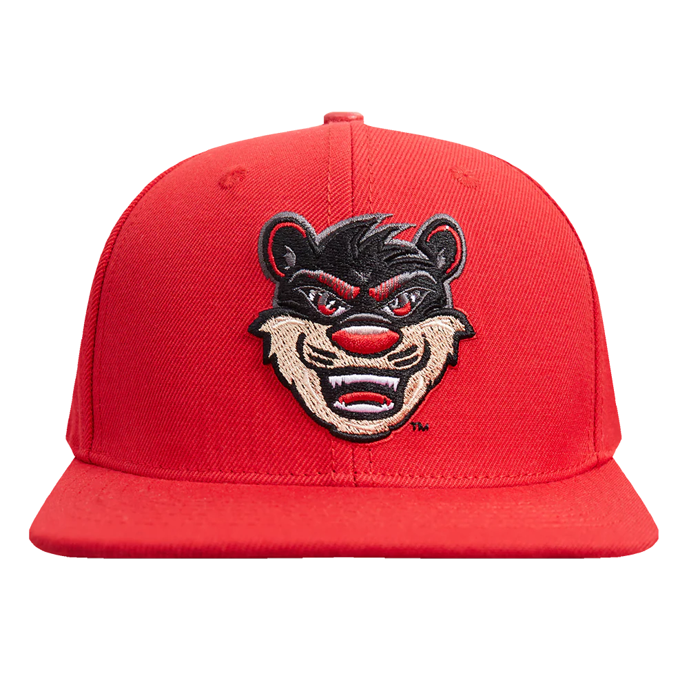 UNIVERSITY OF CINCINNATI CLASSIC UNISEX PRIMARY LOGO WOOL SNAPBACK (RED)