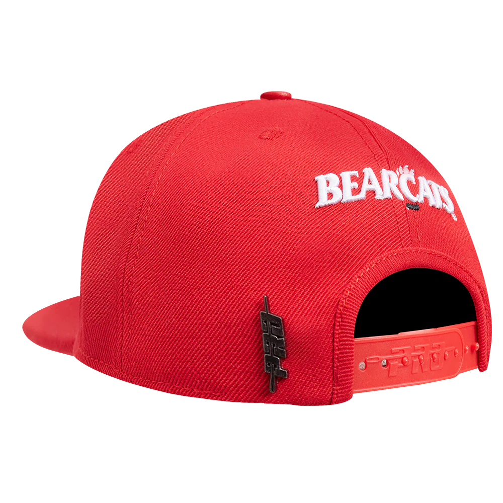 UNIVERSITY OF CINCINNATI CLASSIC UNISEX PRIMARY LOGO WOOL SNAPBACK (RED) - Image 4