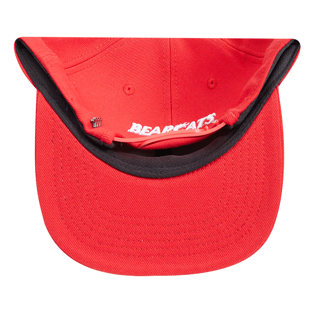 UNIVERSITY OF CINCINNATI CLASSIC UNISEX PRIMARY LOGO WOOL SNAPBACK (RED) - Image 7