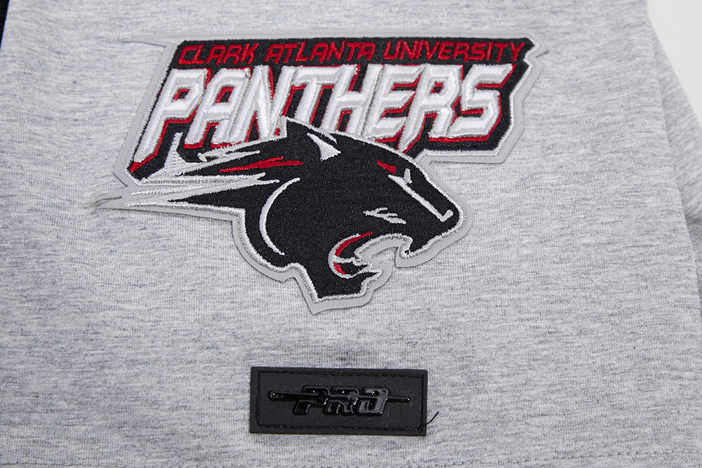 CLARK ATLANTA UNIVERSITY CLASSIC MEN'S STACKED LOGO TEE (HEATHER GREY) - Image 9