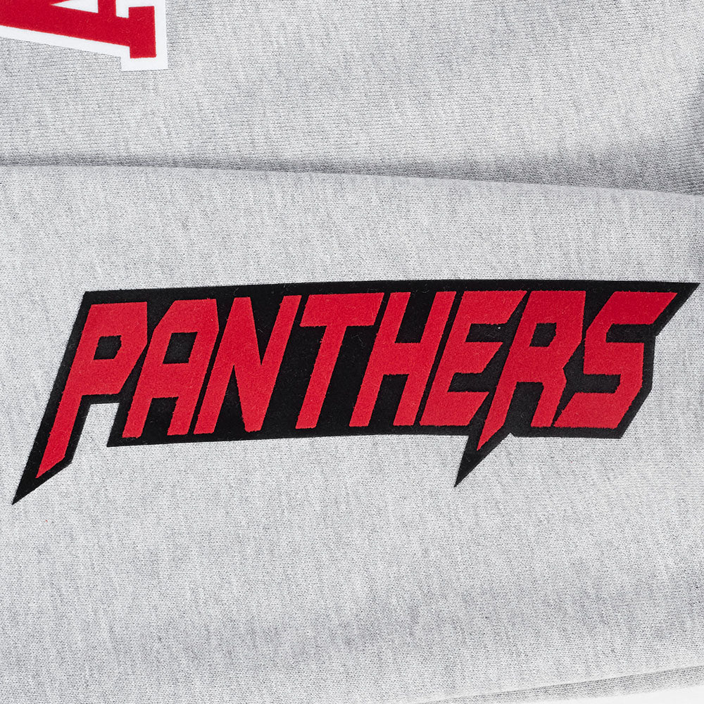 CLARK ATLANTA UNIVERSITY CLASSIC MEN'S STACKED LOGO CREWNECK (HEATHER GRAY/BLACK) - Image 7