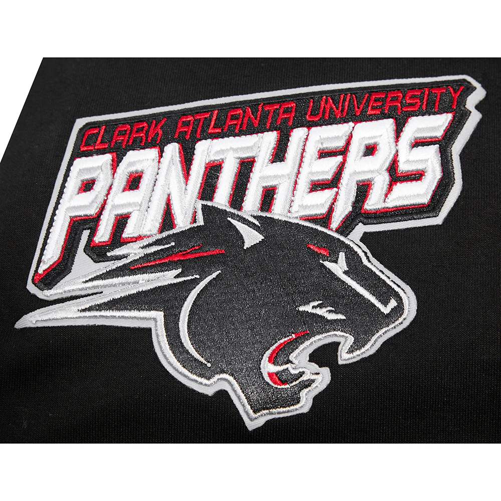 CLARK ATLANTA UNIVERSITY CLASSIC MEN'S FULL ZIP PULLOVER HOODIE (BLACK) - Image 8