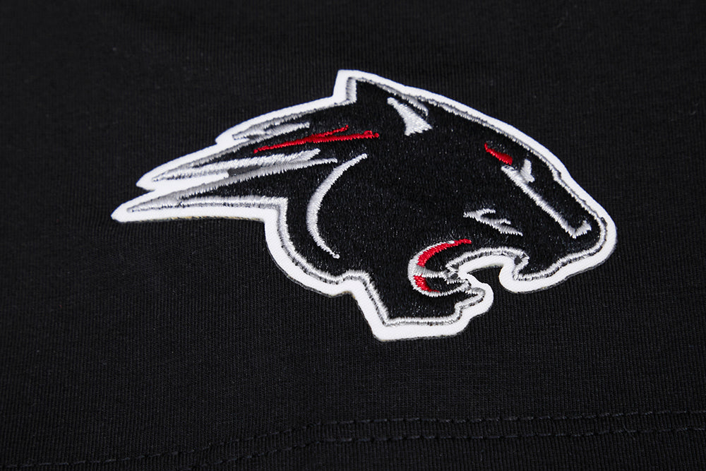 CLARK ATLANTA UNIVERSITY CLASSIC WOMEN'S SINGLE JERSEY BOXY TEE (BLACK) - Image 8