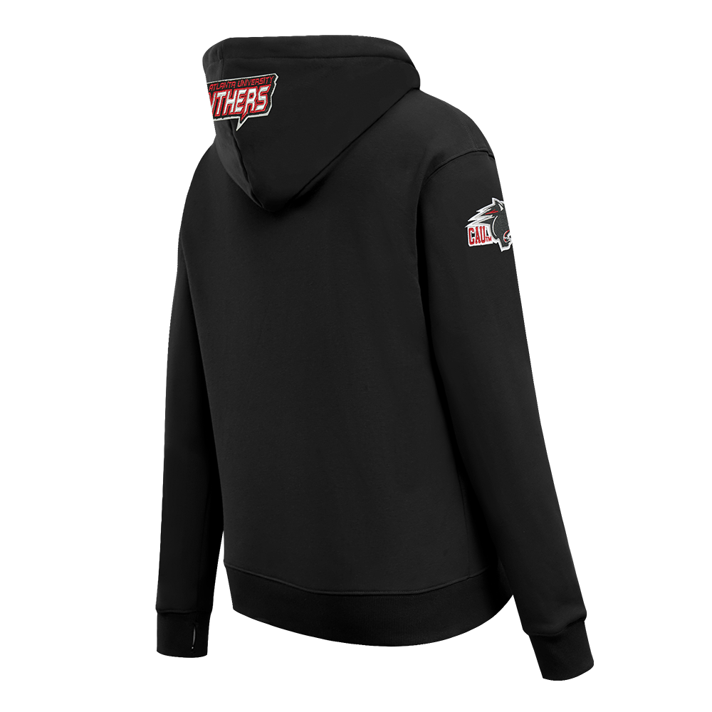 COLLEGE CLARK ATLANTA UNIVERSITY CLASSIC WOMEN'S FLC PO HOODIE (BLACK) - Image 8