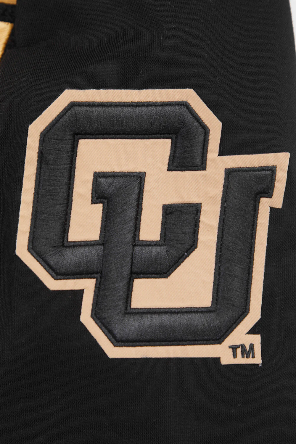 UNIVERSITY OF COLORADO CLASSIC MEN'S FULL ZIP PULLOVER HOODIE (BLACK) - Image 8