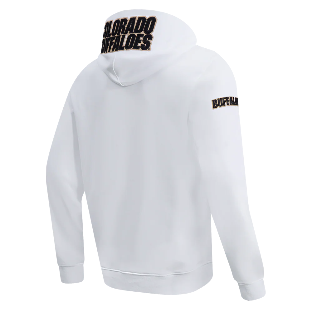 UNIVERSITY OF COLORADO CLASSIC MEN'S PULLOVER HOODIE (WHITE) - Image 3