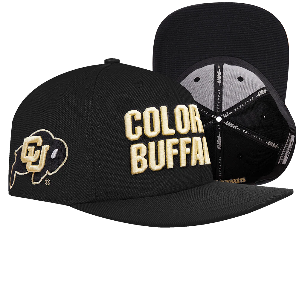 UNIVERSITY OF COLORADO CLASSIC UNISEX STACKED LOGO WOOL WORDMARK SN (BLACK) - Image 8