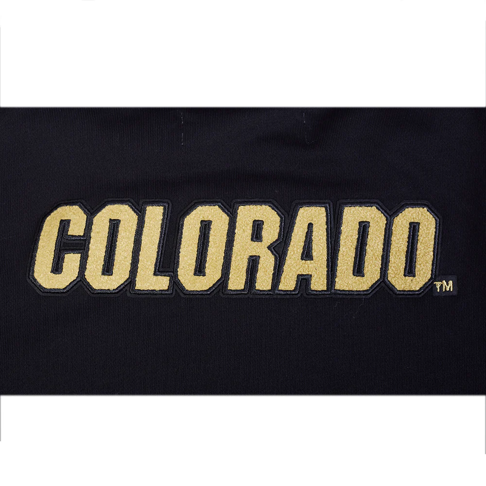 UNIVERSITY OF COLORADO CLASSIC WOMEN'S FLEECE CREWNECK (BLACK) - Image 7